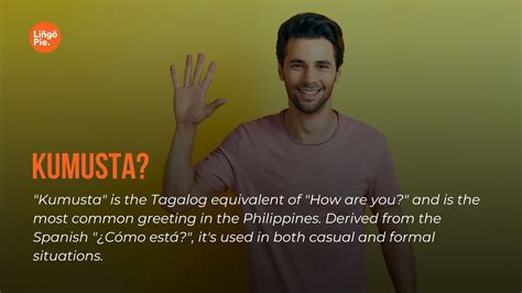 tagalog of hi|Guide: How to Say Hello in Filipino (Tagalog).